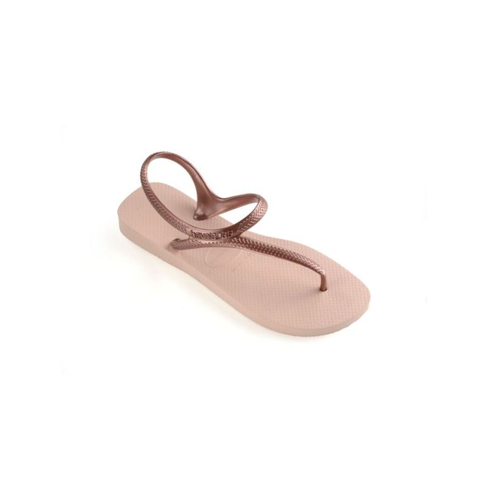 NWT HAVAIANAS Womens Pink Flash Urban Round Toe Flip Flop Sandal 7-8, EU 39/40